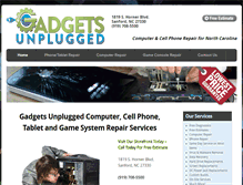 Tablet Screenshot of gadgetguysnc.com